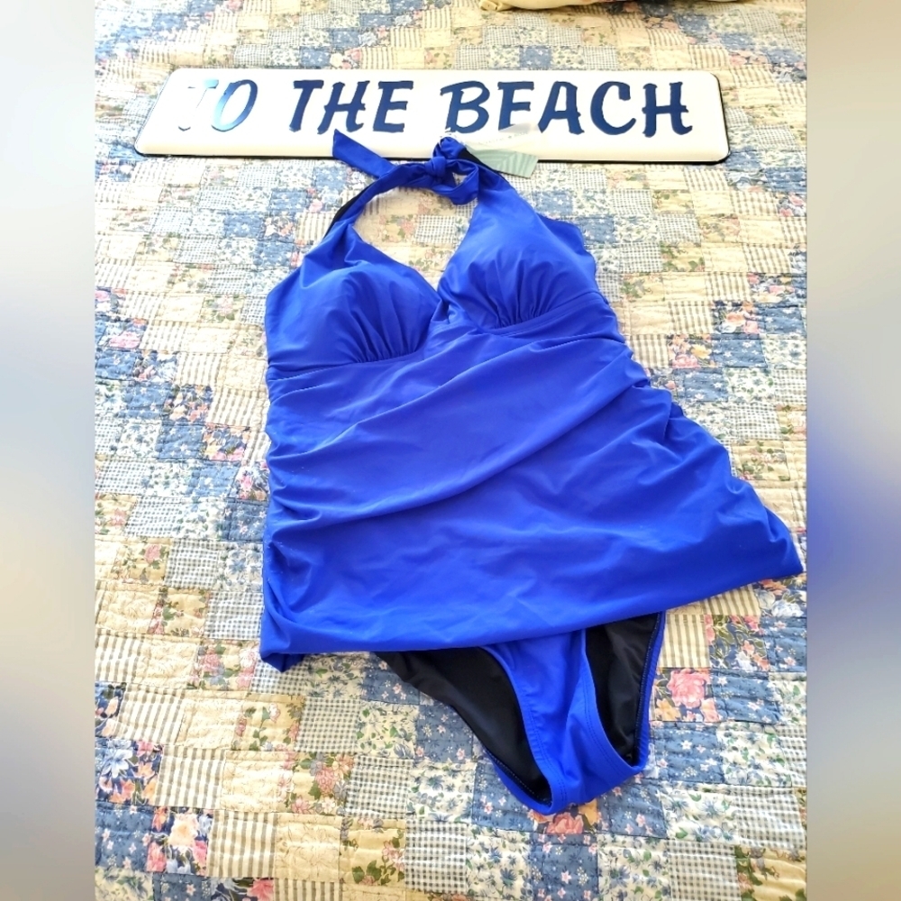 Coastal Blue one piece swimsuit